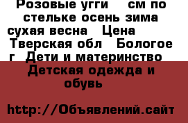 Розовые угги 17 см по стельке,осень-зима-сухая весна › Цена ­ 300 - Тверская обл., Бологое г. Дети и материнство » Детская одежда и обувь   